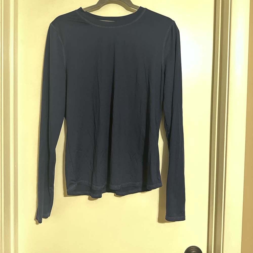 Fabletics Navy Long Sleeve Top